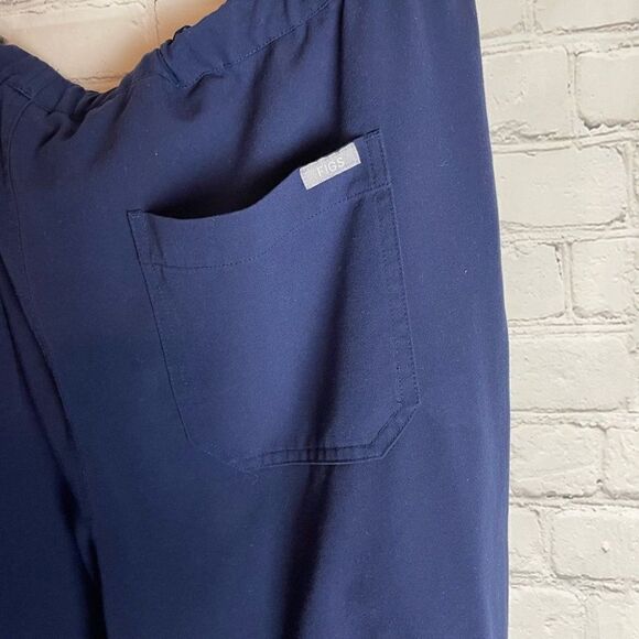 Figs Blue Pisco Basic Scrub Pants XL - Picture 12 of 14